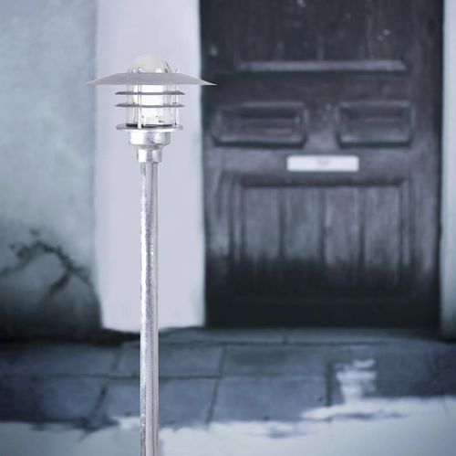 Leuchtpoller für Garten - AGGER - Nordlux - klassisch / galvanisiertem Stahl / LED