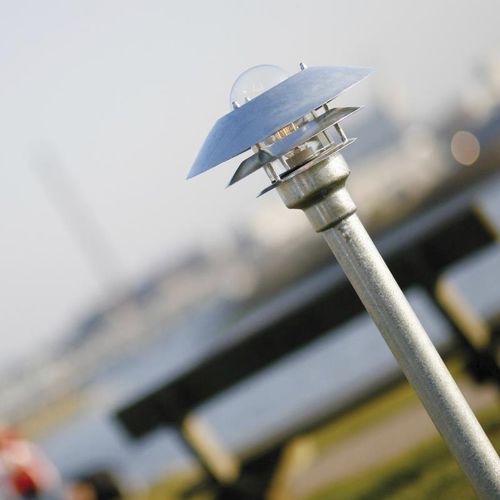 Leuchtpoller für Garten - AALBORG 2002  - Nordlux - klassisch / galvanisiertem Stahl / mit Glühlampe