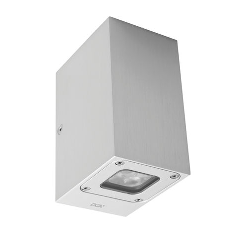 Moderne Wandleuchte - ORION EVO - DGA - für Außenbereich / Messing / rechteckig