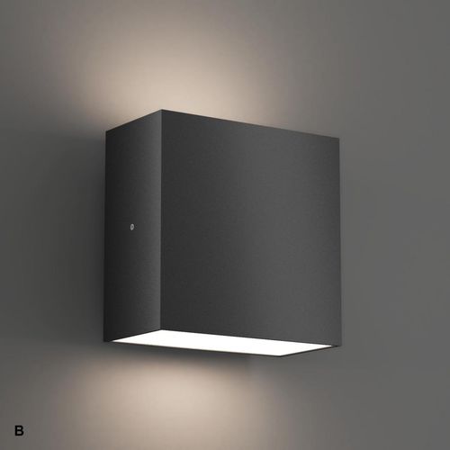 Moderne Wandleuchte - BLOK K - Elmarco Technika Świetlna Sp. z o.o. Sp. k. - für den Innenraum / Metall / quadratisch