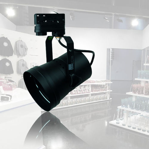LED-Schienenleuchte - ANCONA  - Artecta / Highlite Int. - rund / Metall / für Gewerbegebrauch