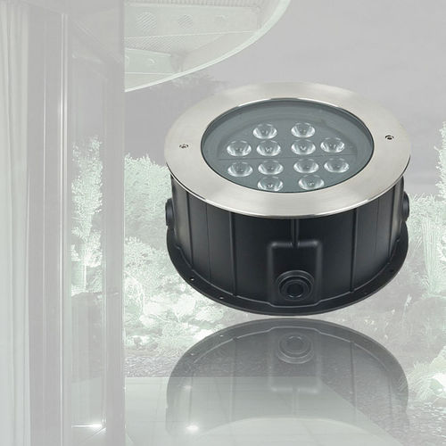 Strahler für Bodeneinbau - PORTO GROUND 12 - Artecta / Highlite Int. - LED RGB / rund / IP67
