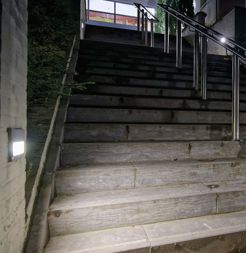 Wandeinbauleuchte - TRIER-18 3000 K - Artecta / Highlite Int. - LED / quadratisch / IP65