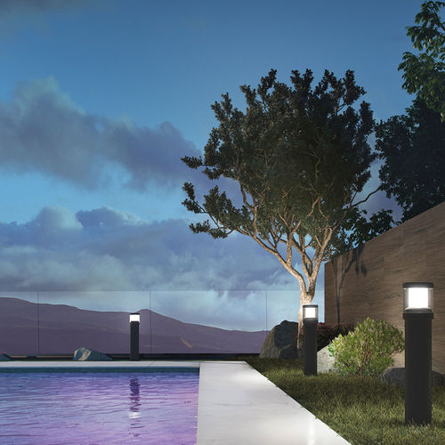Leuchtpoller für Garten - POLOS  - Landa Illuminotecnica - modern / Aluminiumguss / extrudiertes Aluminium