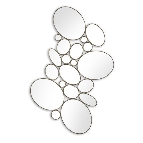 Wandmontierter Spiegel - ELLIPSE - Christopher Guy - modern / Mahagoni / gold