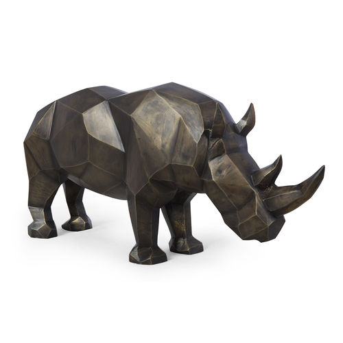 Harz-Skulptur - RHINOCEROS - Christopher Guy