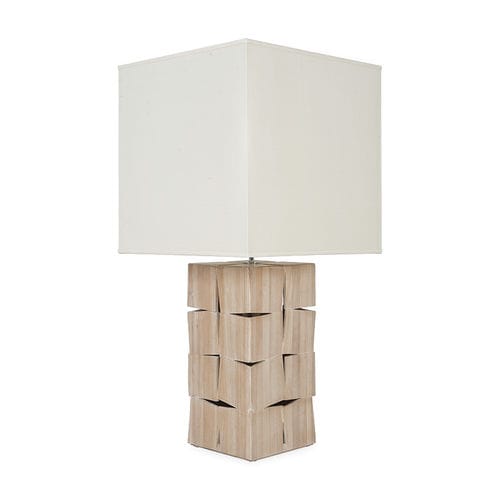 Tischlampe - 90-0004 SOHO - Christopher Guy - Seide / Mahagoni / modern