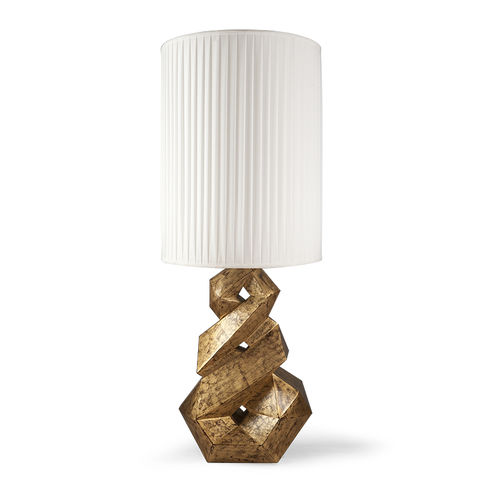 Nachttischlampe - MIDUS - Christopher Guy - Seide / Mahagoni / modern