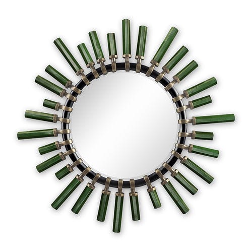 Wandmontierter Spiegel - 50-2805 QUARTZ  - Christopher Guy - klassisch / rund / Laubholz