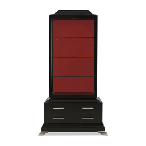 Klassische Vitrine - 88-0015 SAN MARINO  - Christopher Guy - Glas / Mahagoni