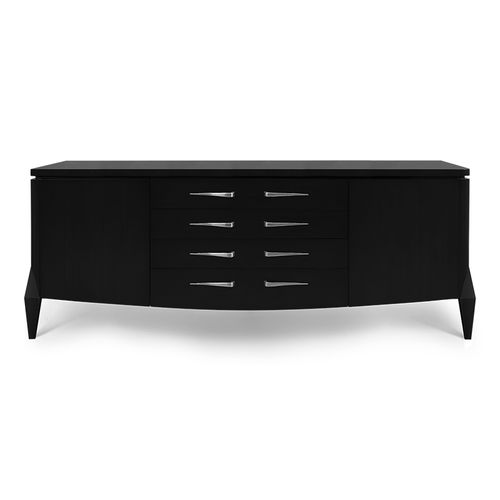 Klassisches Sideboard - 85-0030 BENTLEY - Christopher Guy - Mahagoni / schwarz / elfenbeinfarben