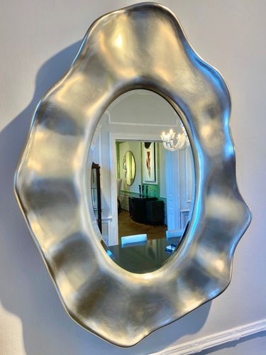 Wandmontierter Spiegel - PEPITE D'OR - Christopher Guy - modern / Laubholz / gold