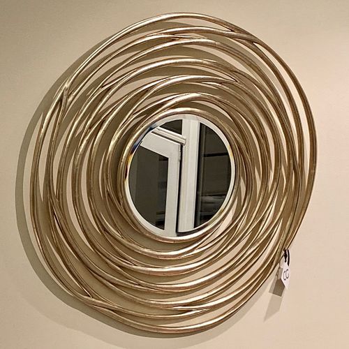 Wandmontierter Spiegel - CERCLE SOCIAL - Christopher Guy - modern / rund / Mahagoni