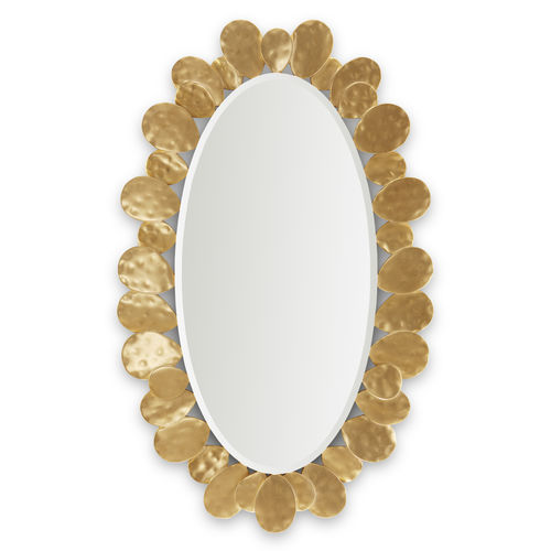 Wandmontierter Spiegel - 50-2928 PETAL - Christopher Guy - klassisch / oval / Laubholz