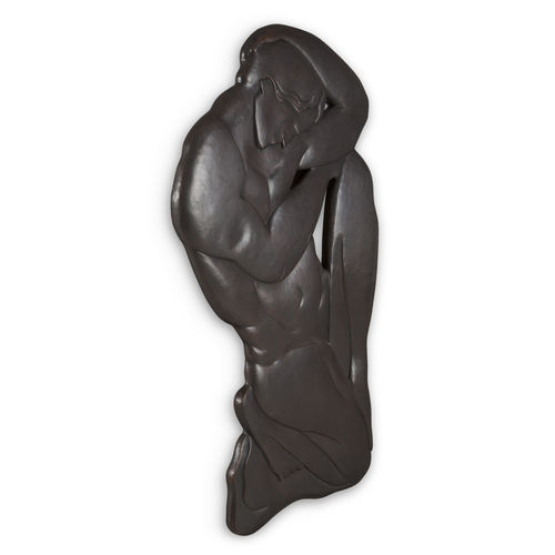 Kupferskulptur - 46-0466 PENSEUR  - Christopher Guy - Wand