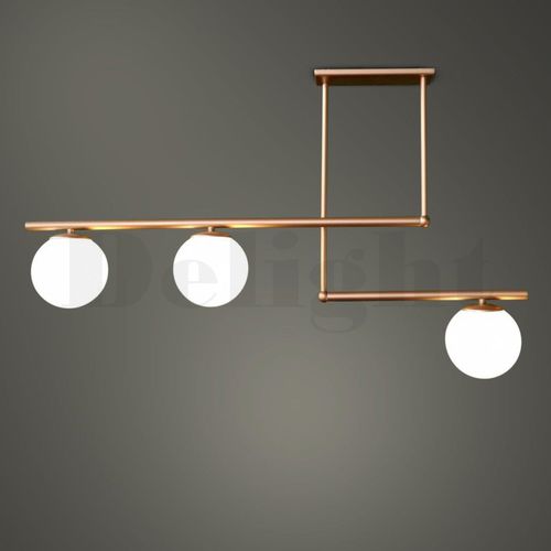 Moderne Deckenleuchte - BALANCE - Zefkilis Bros Co - Delight - geblasenes Glas / Metall / Opal