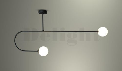 Moderne Deckenleuchte - ME-TURN - Zefkilis Bros Co - Delight - geblasenes Glas / Metall / Opal