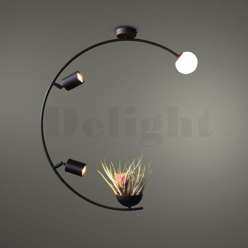 Moderne Deckenleuchte - CODE-C - Zefkilis Bros Co - Delight - halbrund / geblasenes Glas / Metall