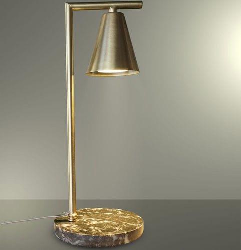 Tischlampe - CARO - Zefkilis Bros Co - Delight - Metall / Marmor / modern