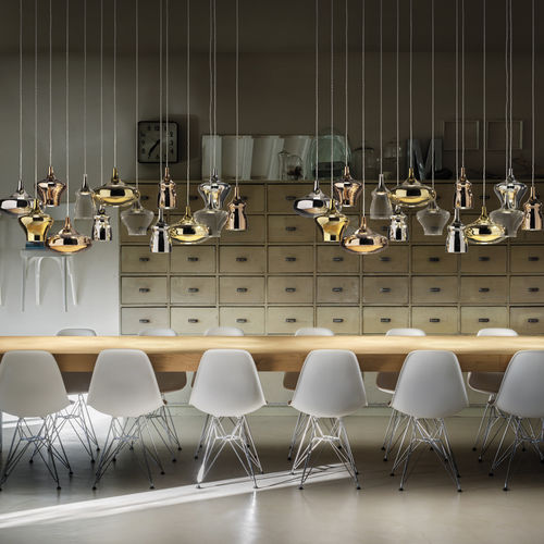 Hängelampe - NOSTALGIA - LODES - geblasenes Glas / Metall / originelles Design