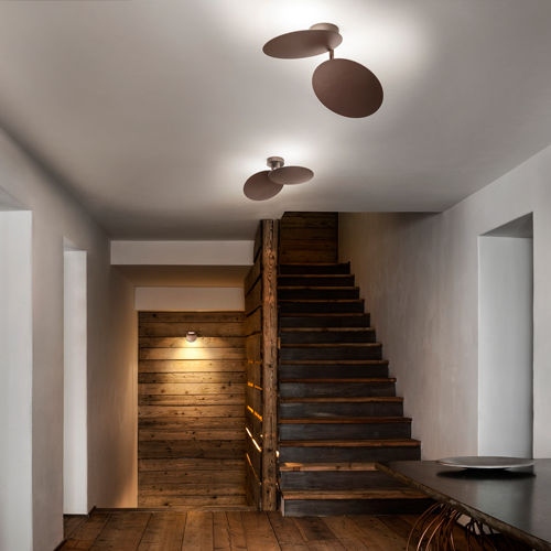 Moderne Deckenleuchte - PUZZLE - LODES - rund / Metall / LED