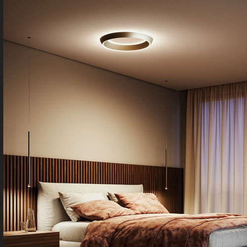 Moderne Deckenleuchte - TIDAL - LODES - ringförmig / oval / Metall
