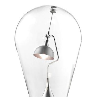 Tischlampe - BLOW - LODES - geblasenes Glas / Metall / originelles Design