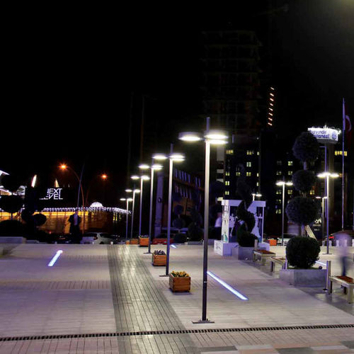 Straßenlaterne - BOW-TRIO - Arlight Aydinlatma A.Ş. - modern / Aluminium / mit Diffusor aus Hartglas