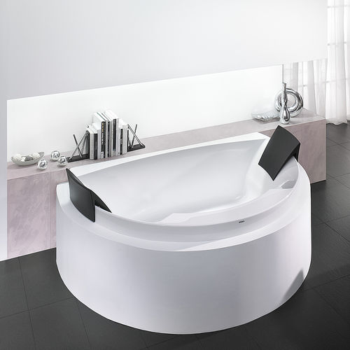 Freistehende Badewanne - AVIVA: 6618 - HOESCH - Acryl / doppelt / weiß