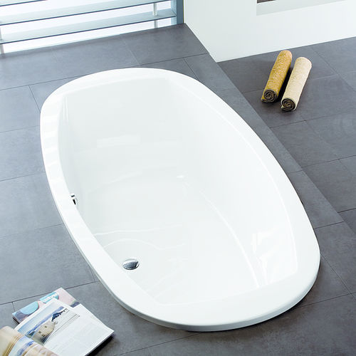 Ovale Badewanne - LARGO: 3695 - HOESCH - Acryl / weiß