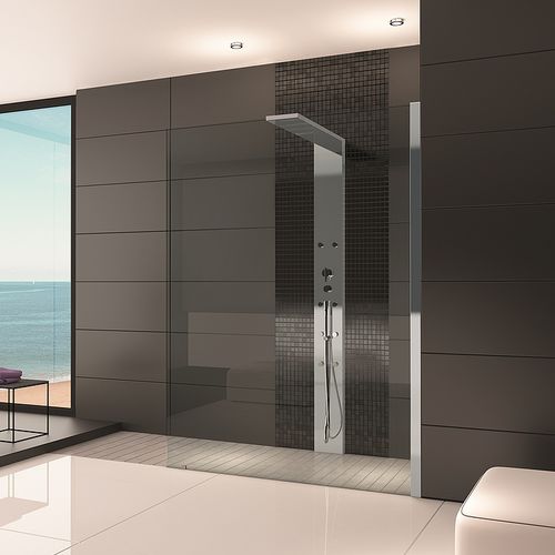 Begehbare Dusche - THASOS: 9428400 - HOESCH - Glas / für Eckeinbau