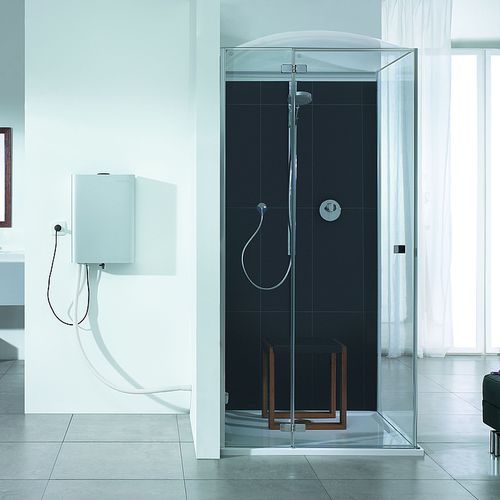 Dampfduschkabine - STEAMSET: 68780 - HOESCH - Glas / Acryl / mit Flügeltür