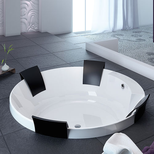 Runde Badewanne - AVIVA: 6620 - HOESCH - Acryl / doppelt / weiß