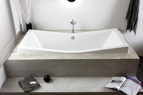 Acryl-Badewanne - FOSTER: 6628 - HOESCH - doppelt / weiß
