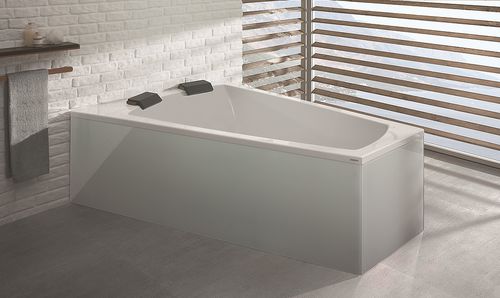 Acryl-Badewanne - LARGO: 3705 - HOESCH - weiß