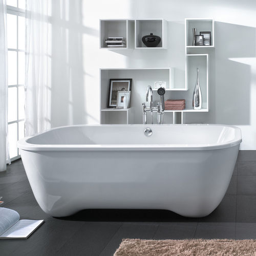 Freistehende Badewanne - PUTMAN: 6656 - HOESCH - Acryl / doppelt / von Andrée Putman