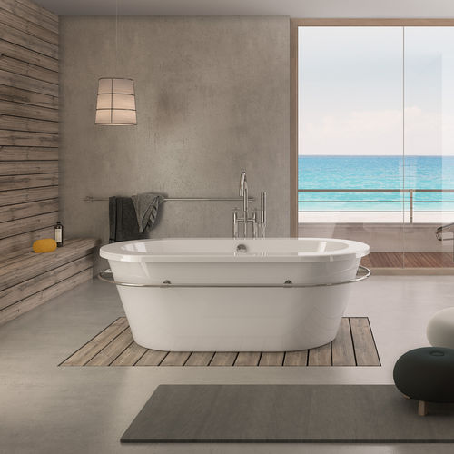 Ovale Badewanne - 6021 - HOESCH - freistehend / Acryl / von Philippe Starck