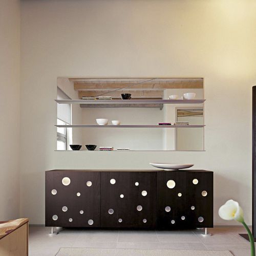 Wandmontierter Spiegel - Gill - CASAMANIA HORM - modern / rechteckig / Aluminium