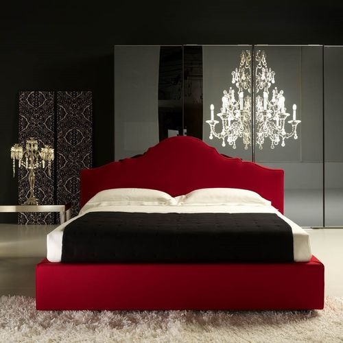 Doppelbett - FLORES - CASAMANIA HORM - klassisch / Polster / gepolstertes Kopfteil