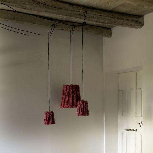 Hängelampe - GRANNY - CASAMANIA HORM - Wolle / modern / mit Kabel