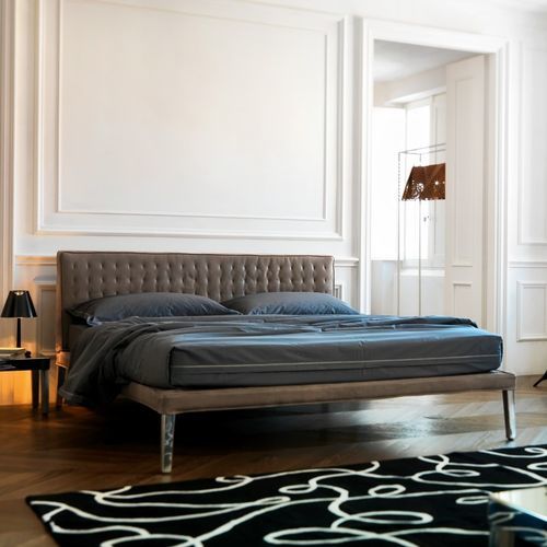 Doppelbett - EBRIDI  - CASAMANIA HORM - Einpersonen / modern / Polster