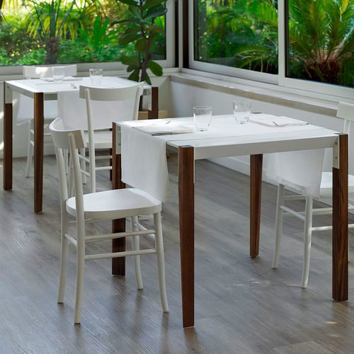 Moderner Tisch - Tango - CASAMANIA HORM - NTM Fenix® / Gestell aus Massivholz / rechteckig