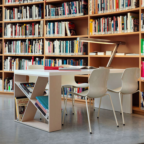 Moderner Tisch - JT - CASAMANIA HORM - Holzfurnier / Gestell aus MDF / rechteckig