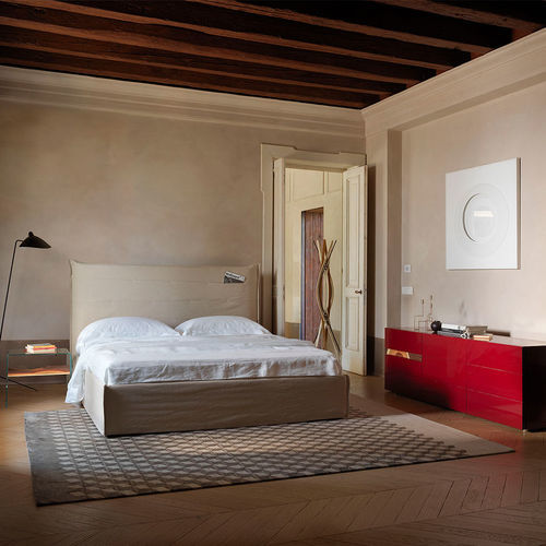 Doppelbett - TASCA - CASAMANIA HORM - modern / Polster / gepolstertes Kopfteil