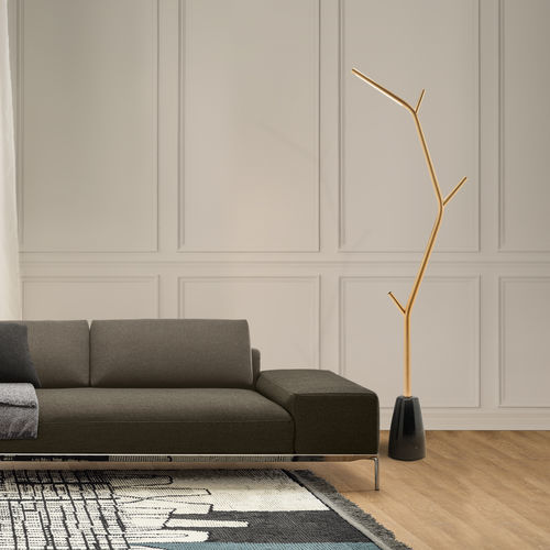 Stehleuchte - AIRA - CASAMANIA HORM - Messing / Marmor / originelles Design