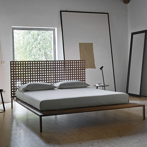 Doppelbett - TWINE - CASAMANIA HORM - modern / Kopfteil / Massivholz