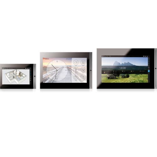Touchscreen für multifunktionales Hausautomationssystem - TOUCHZONE - DIVUS. Show it. Control it. - für Audio-Hausautomationssystem / für Multimedia-system / für Gebäudeautomation