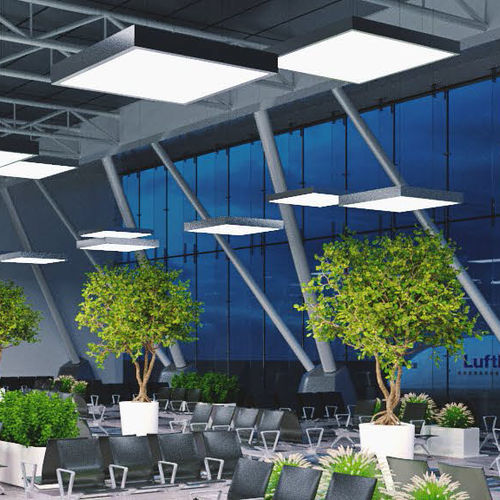 Hängeleuchte - MADERA ALTUS - LENA LIGHTING - LED / quadratisch / hoch