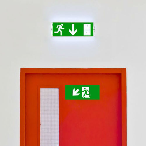 Wandmontierte Notbeleuchtung - LUMAX S  - LENA LIGHTING - rechteckig / LED / Polycarbonat