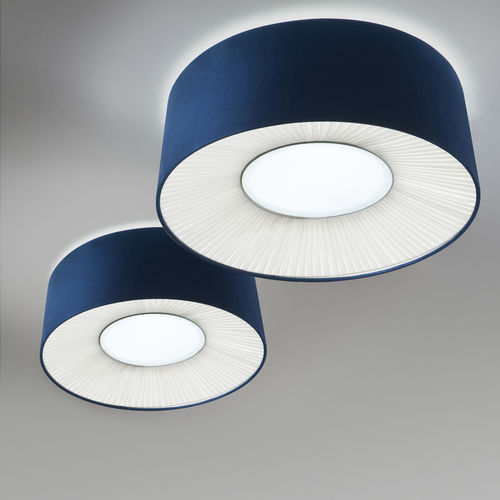 Moderne Deckenleuchte - VELVET - AXO Light - rund / Stoff / LED